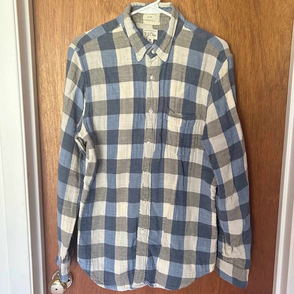 J Crew Slim Flannel Shirt